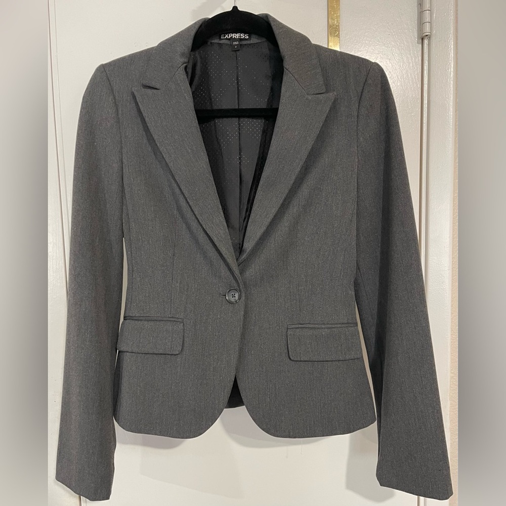 Express, Never worn, Blazer, grey, size 2